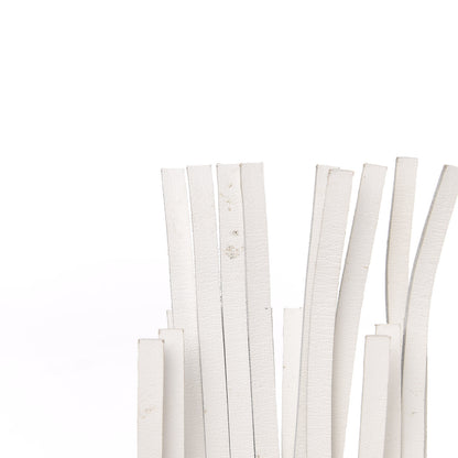 Proenza Schouler Calfskin Large Fringe Lunch Bag White 10 of 12