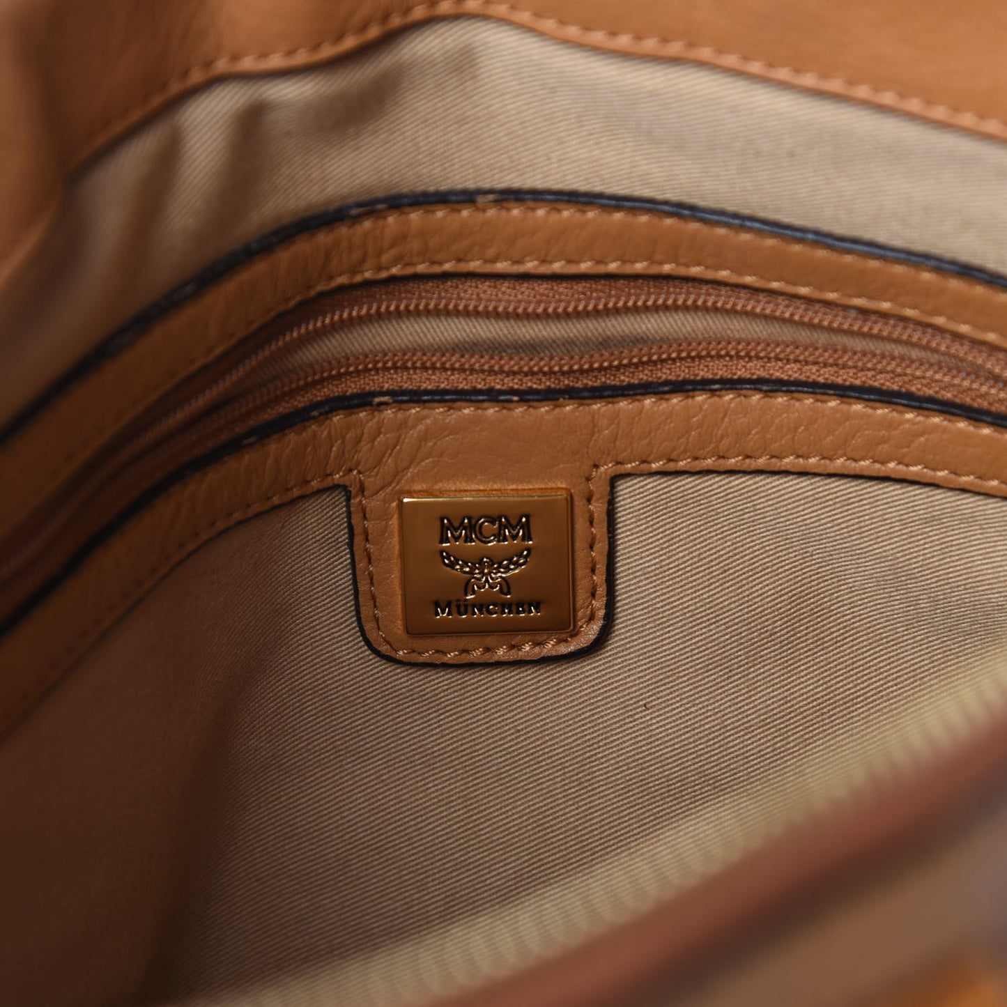 Visetos Essentials Shopper Tote Cognac