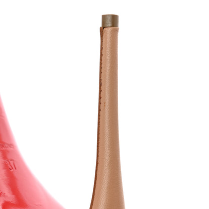 Christian Louboutin Kid Bareta 100 Pumps 37 Nude Light Gold 19 of 22