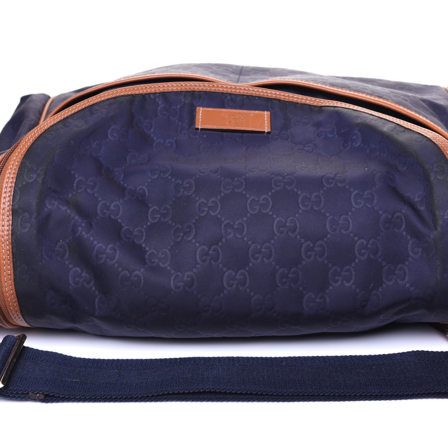 Gucci Nylon Monogram Light Diaper Bag Blue 13 of 14