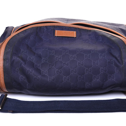 Gucci Nylon Monogram Light Diaper Bag Blue 13 of 14