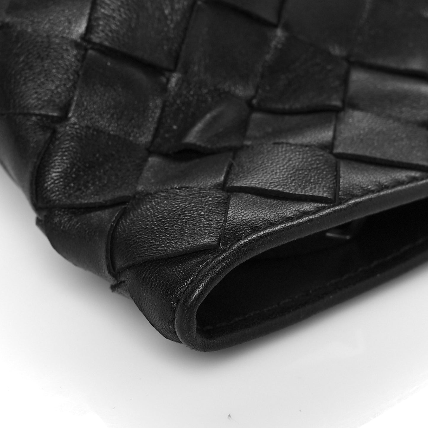 Nappa Intrecciato Mini BV Twist Black