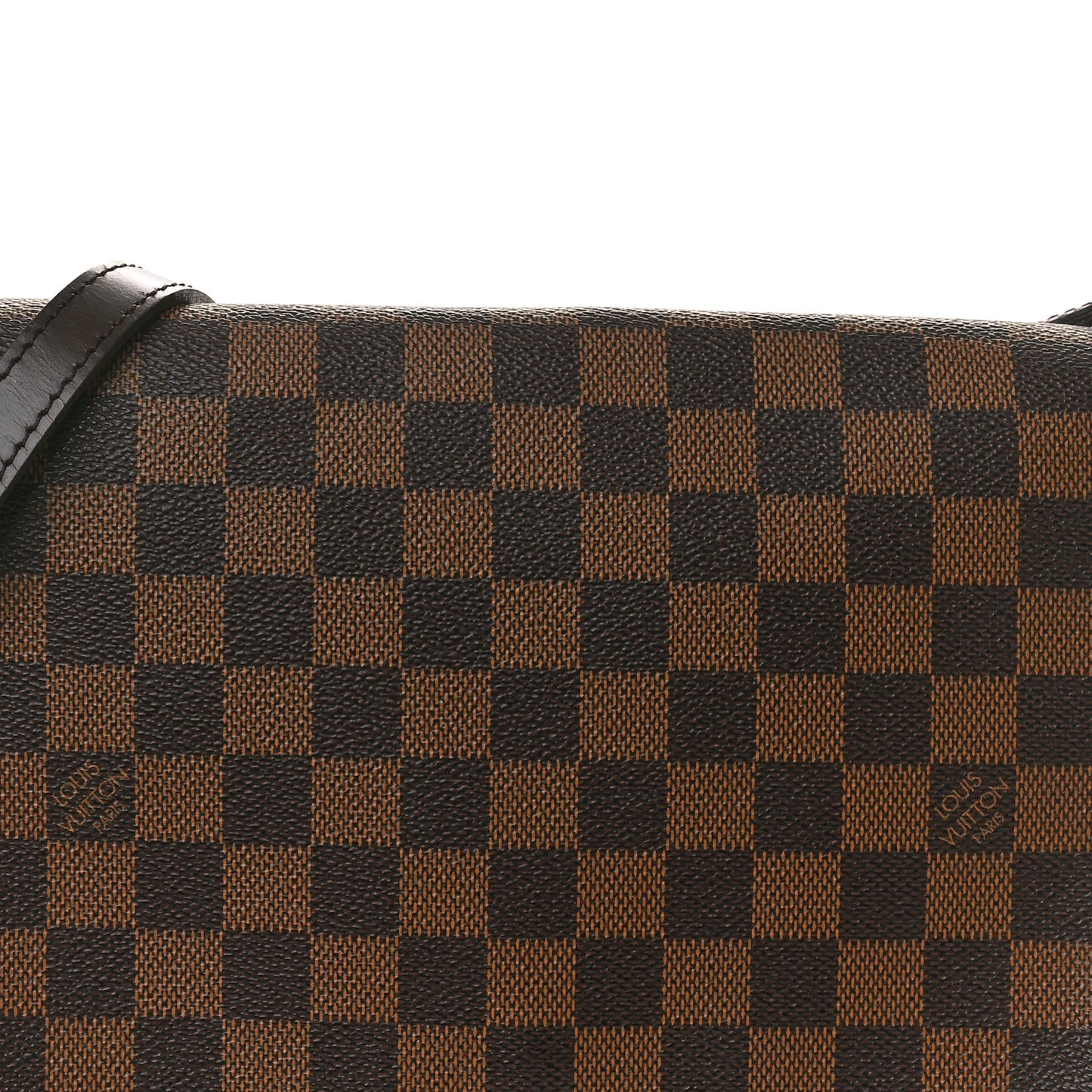 Damier Ebene Musette Tango Long Strap