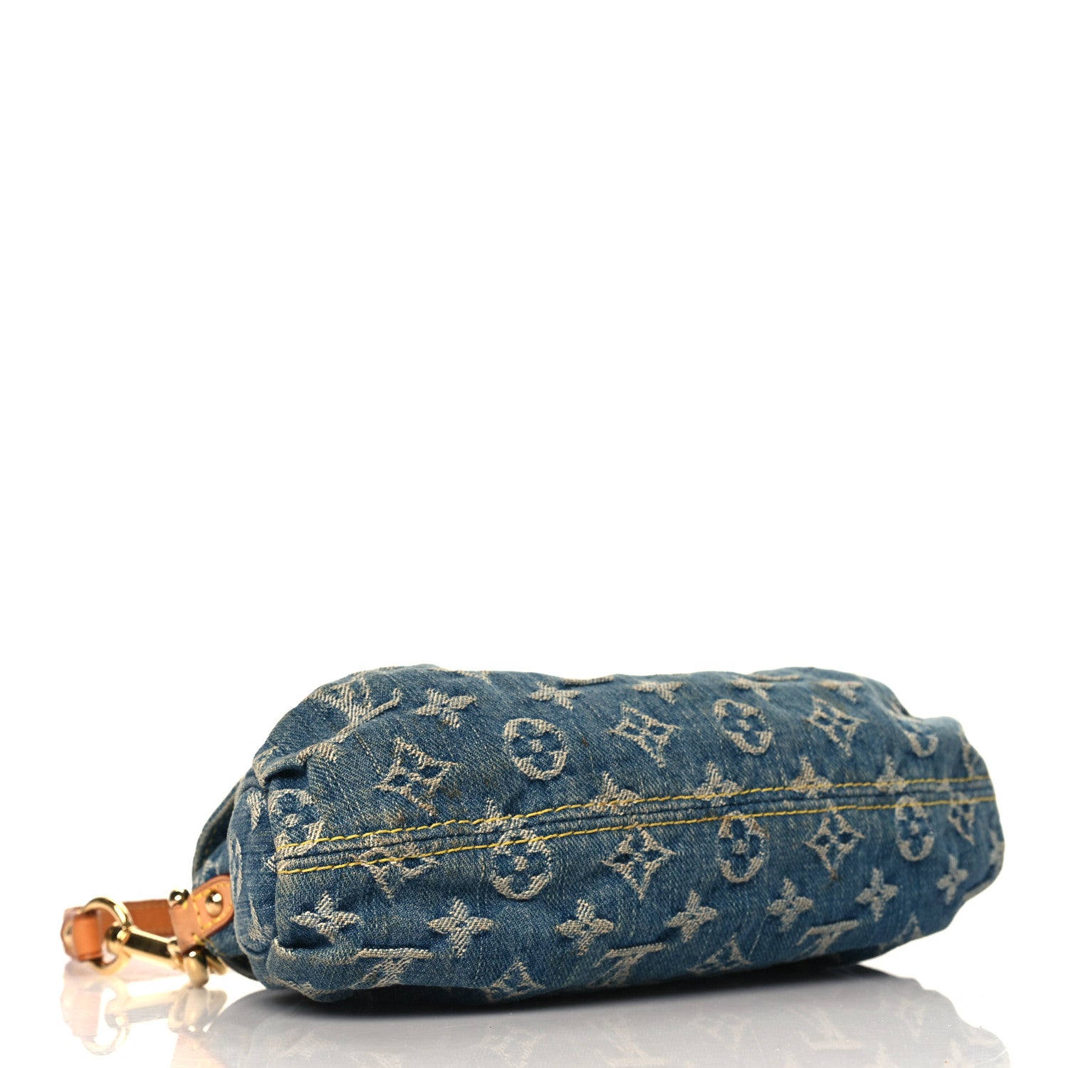 Louis Vuitton Monogram Denim Mini Pleaty Blue 4 of 10