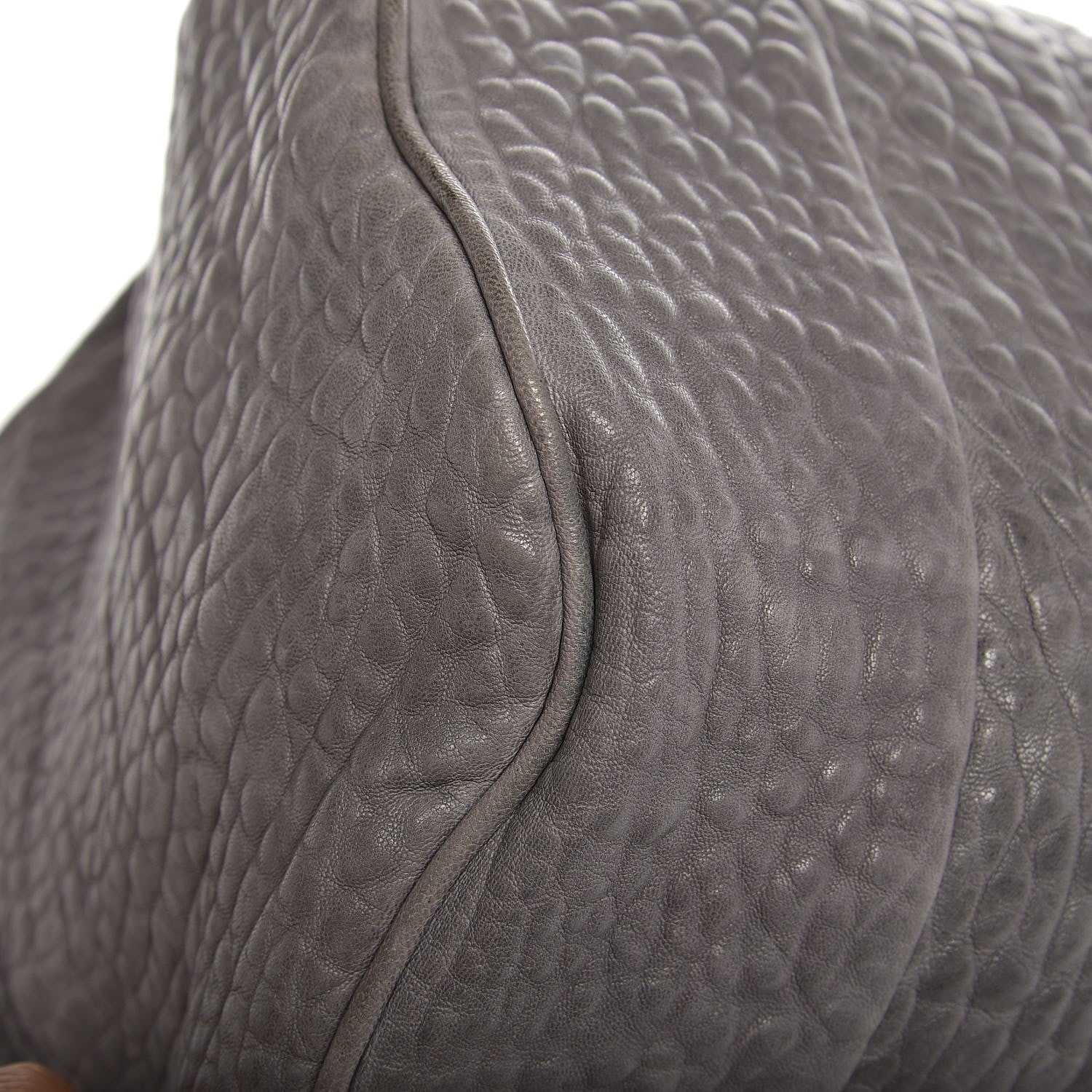 Alexander Wang Pebbled Lambskin Rocco Duffel Grey 12 of 14