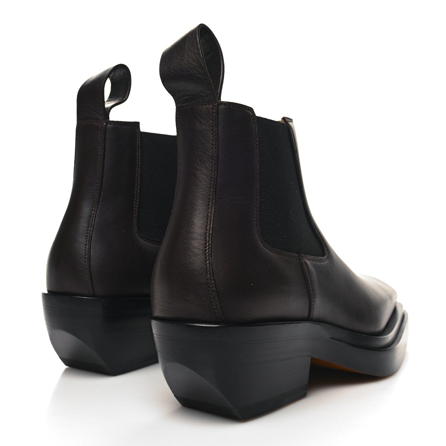 Calfskin Lean Mens Ankle Boots 40 Fondant