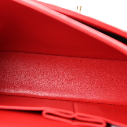Chanel Caviar Quilted Medium Double Flap Red 5 of 13