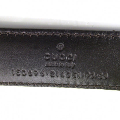 Gucci Guccissima Leather Chain Belt Brown 36 3 of 5