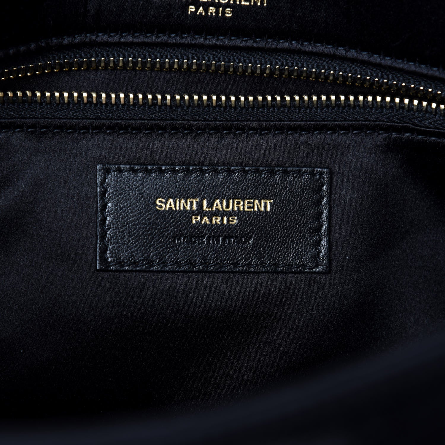 Saint Laurent Sequin Satin Monogram Tassel Kate 99 Black 8 of 11