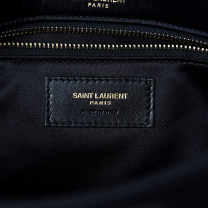 Saint Laurent Sequin Satin Monogram Tassel Kate 99 Black 8 of 11
