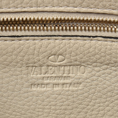 Valentino Garavani Pebbled Calfskin Small Rockstud Flip-Lock Messenger Bag Light Ivory 6 of 8