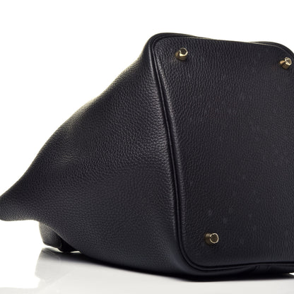 Hermes Taurillon Clemence Picotin Lock 22 MM Black 7 of 9