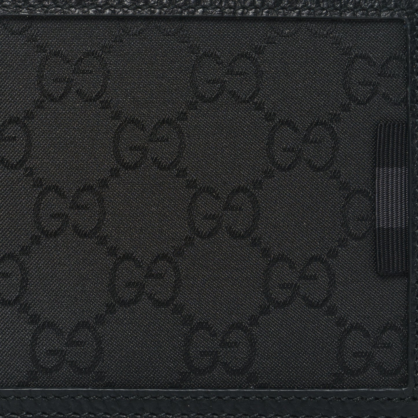 Nylon Monogram Bi-Fold Wallet Black