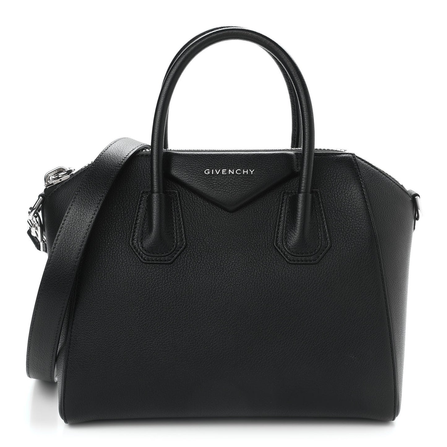 Sugar Goatskin Small Antigona Black