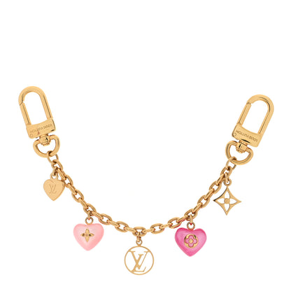 Louis Vuitton Resin Beloved Family Chain Bag Charm Gold Pink 1 of 4