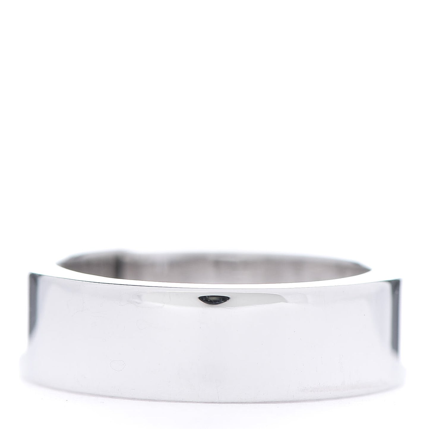 18K White Gold Diamond Anniversary Band Ring 49 4.75