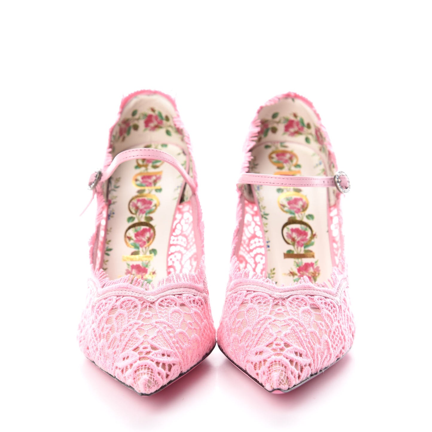 Lace Pizzo Venice Pumps 38.5 Sugar Pink