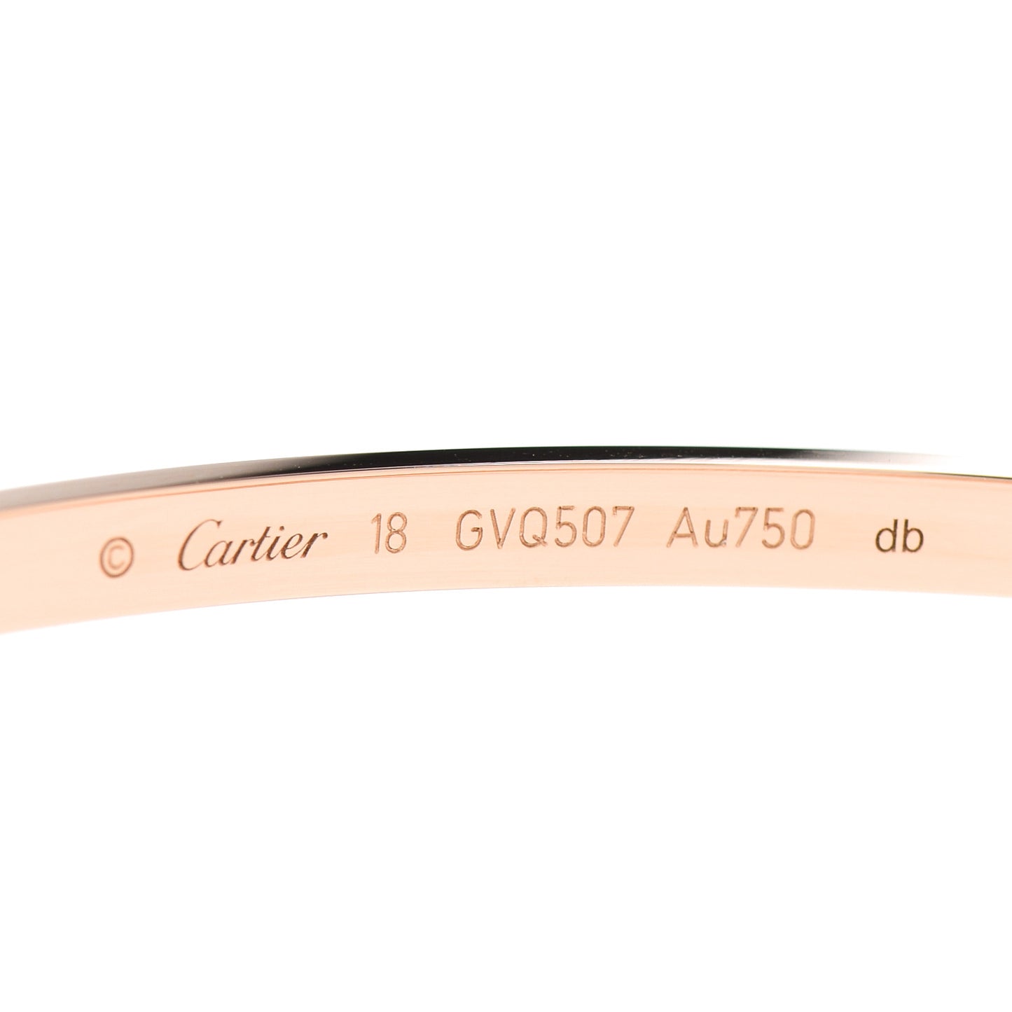 18K Pink Gold Small LOVE Bracelet 18