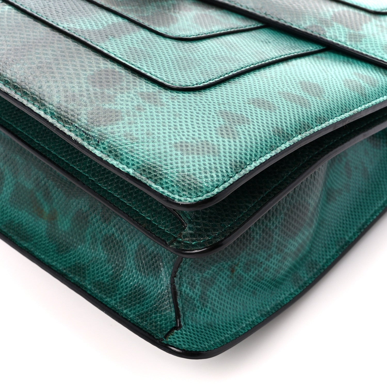 Bulgari Karung Serpenti Forever Crossbody Green 13 of 13