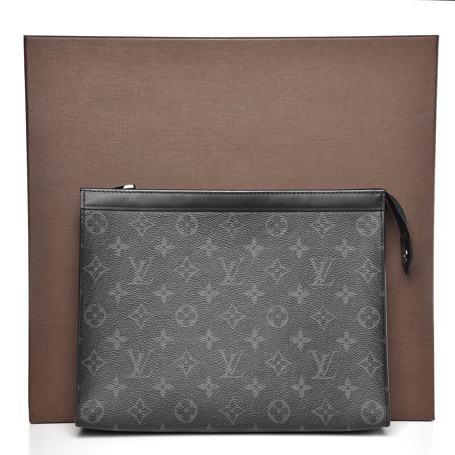 Louis Vuitton Monogram Eclipse Pochette Voyage MM 9 of 9