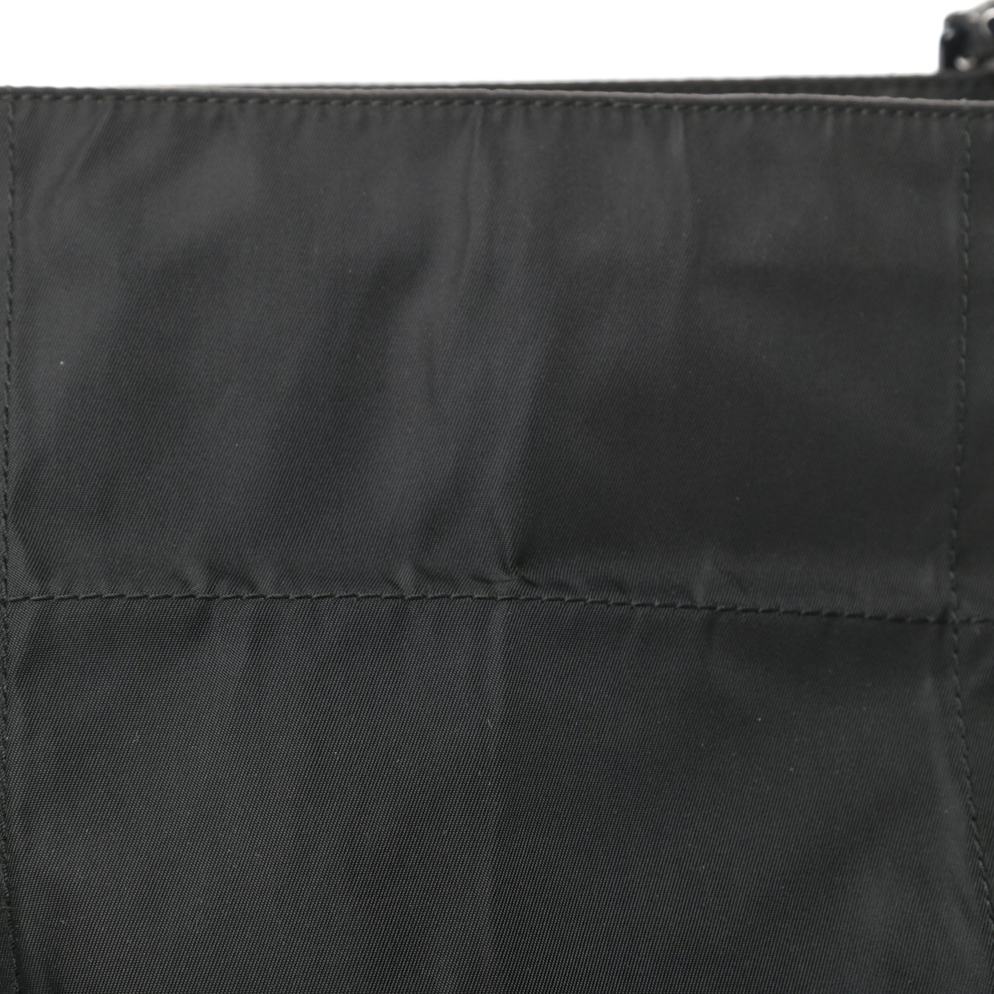 Tessuto Nylon Chain Tote Black