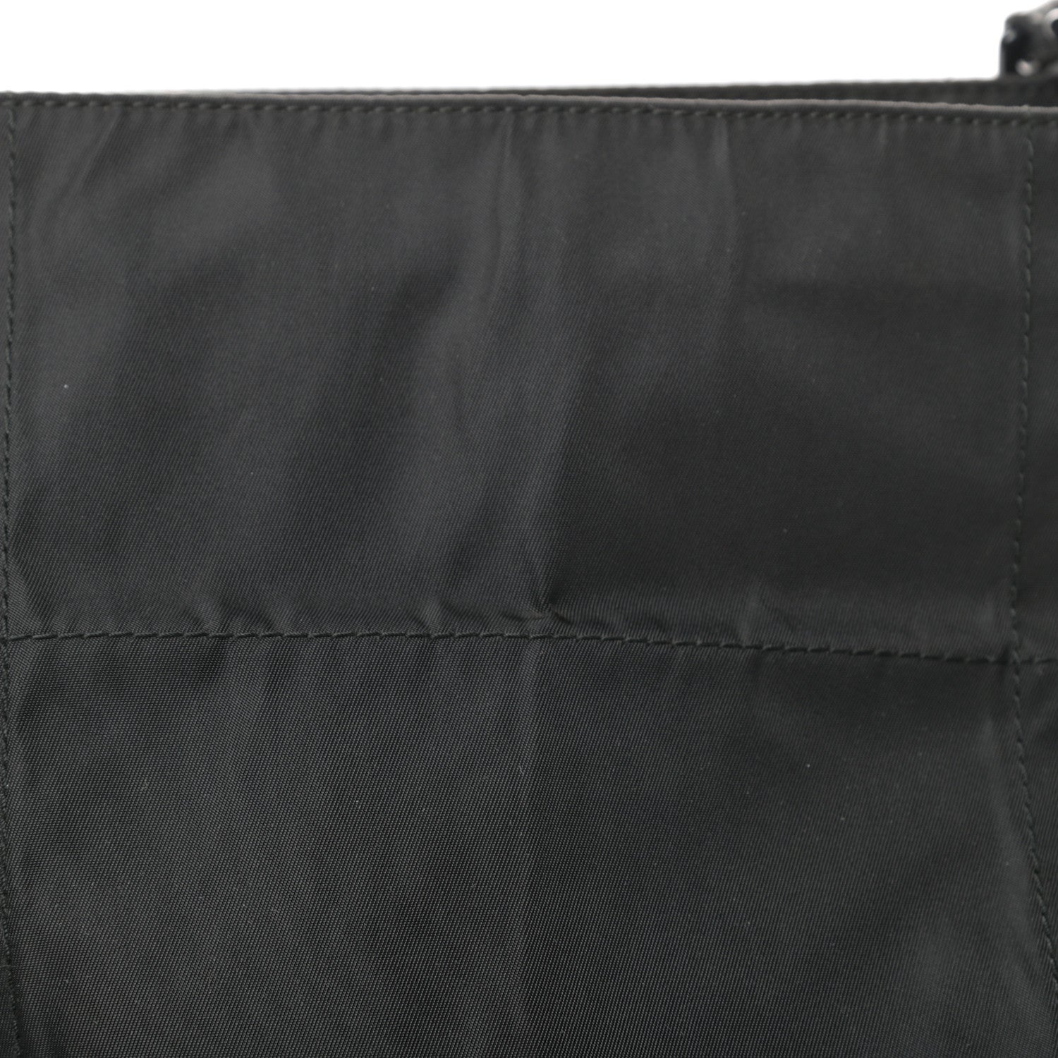 Prada Tessuto Nylon Chain Tote Black 9 of 9