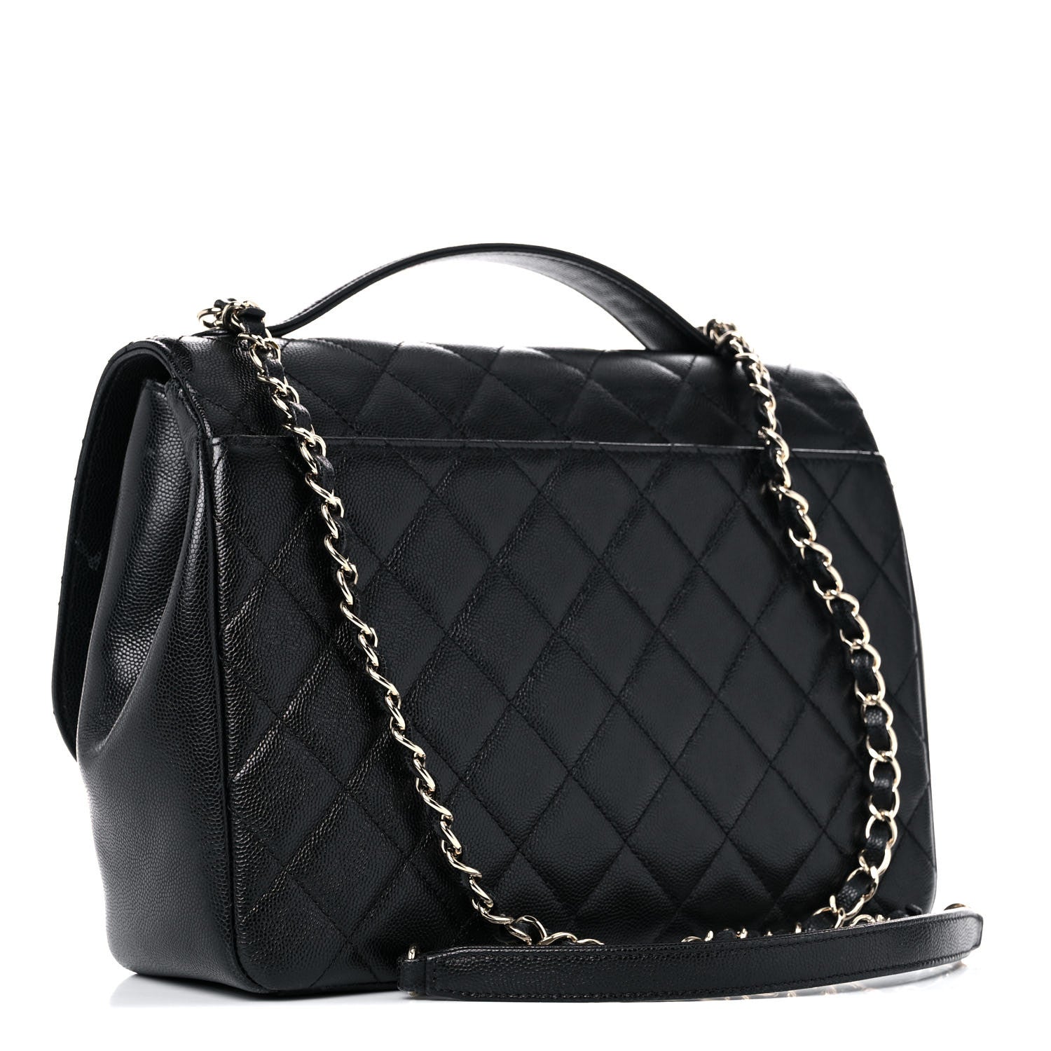 Chanel Caviar Quilted Large Business Affinity Flap Black 3 of 16