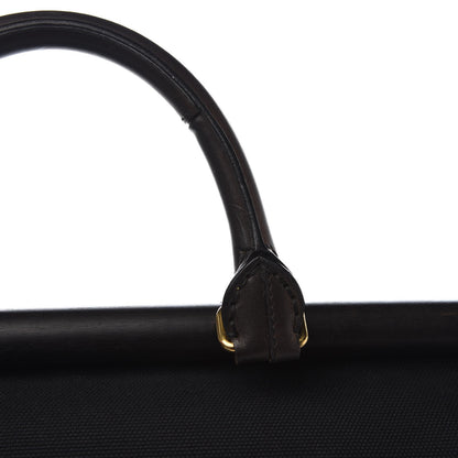 Burberry Prorsum Canvas Gladstone Briefcase Black 9 of 14