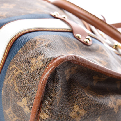 Louis Vuitton Monogram Rayures Tisse Sac GM Blue 15 of 26