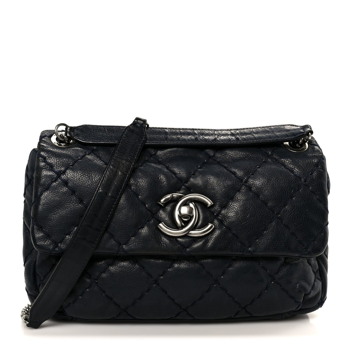 Calfskin Medium Love Me Tender Flap Black