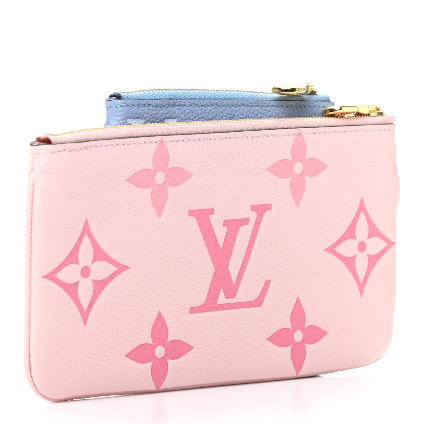 Empreinte Monogram Giant By The Pool Trio Pouch Rosebud Summer Blue Cream Saffron