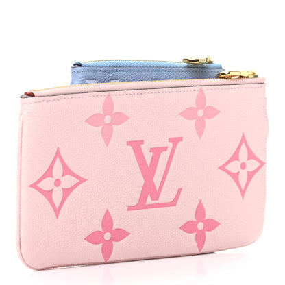 Louis Vuitton Empreinte Monogram Giant By The Pool Trio Pouch Rosebud Summer Blue Cream Saffron 2 of 9
