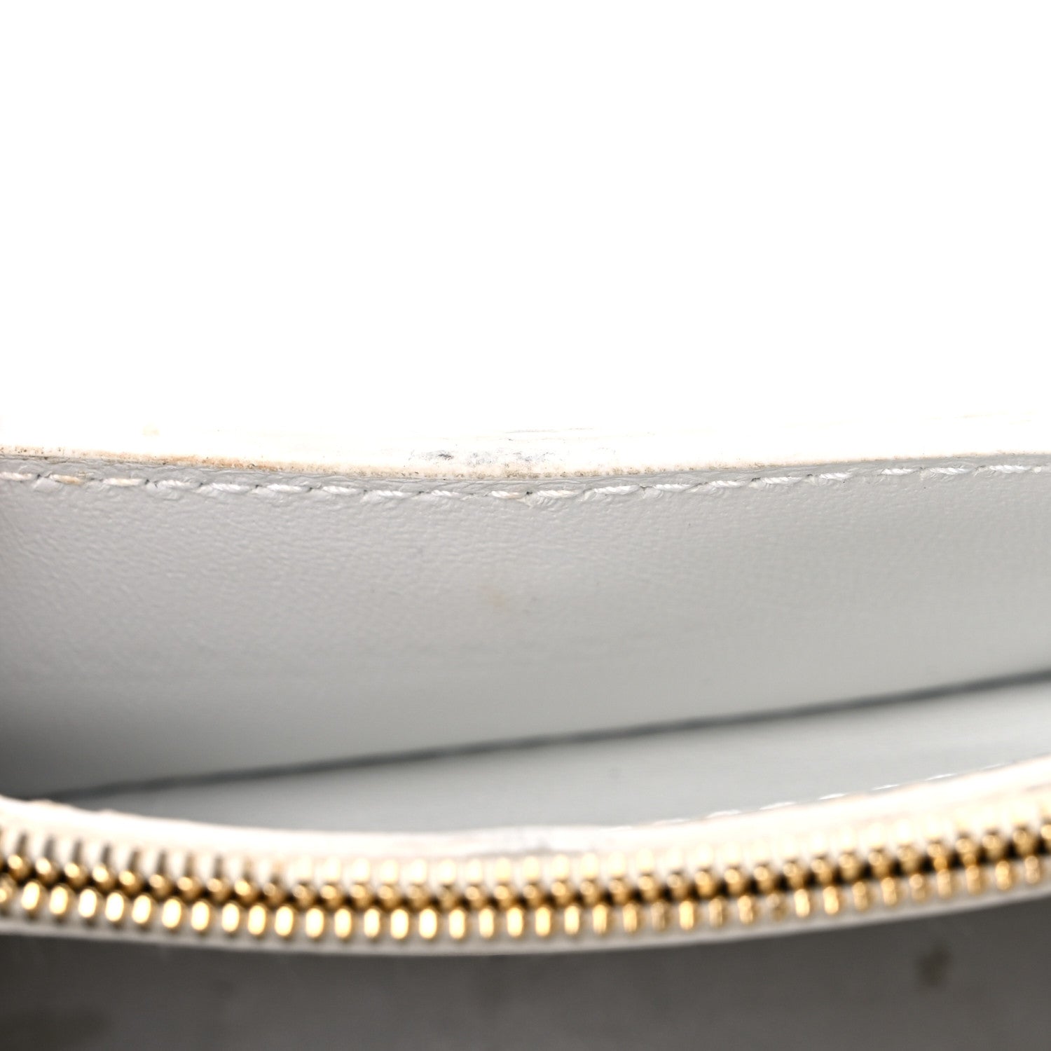 Balenciaga Shiny Calfskin Crocodile Embossed Hourglass Chain Bag White 17 of 23