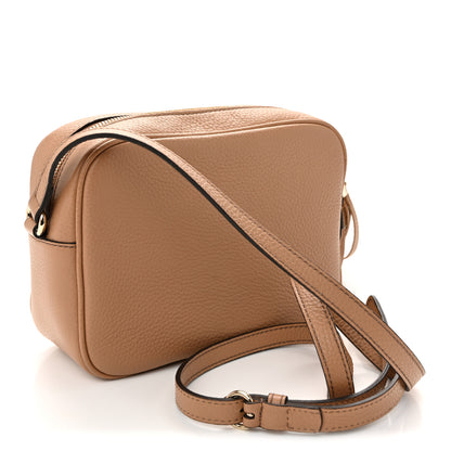 Gucci Pebbled Calfskin Small Soho Disco Bag Camelia 3 of 10