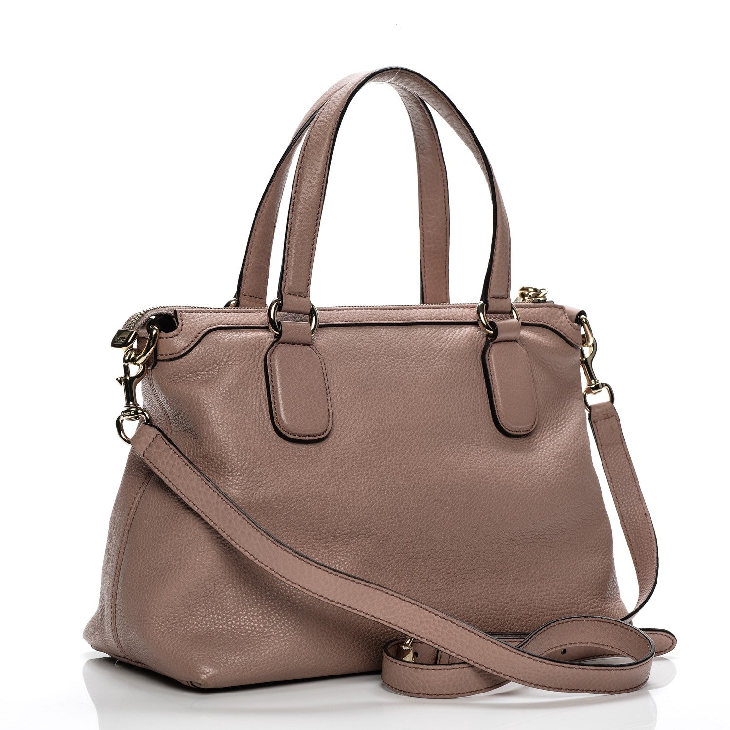 Gucci Cellarius Calfskin Small Soho Top Handle Satchel Pink 3 of 11