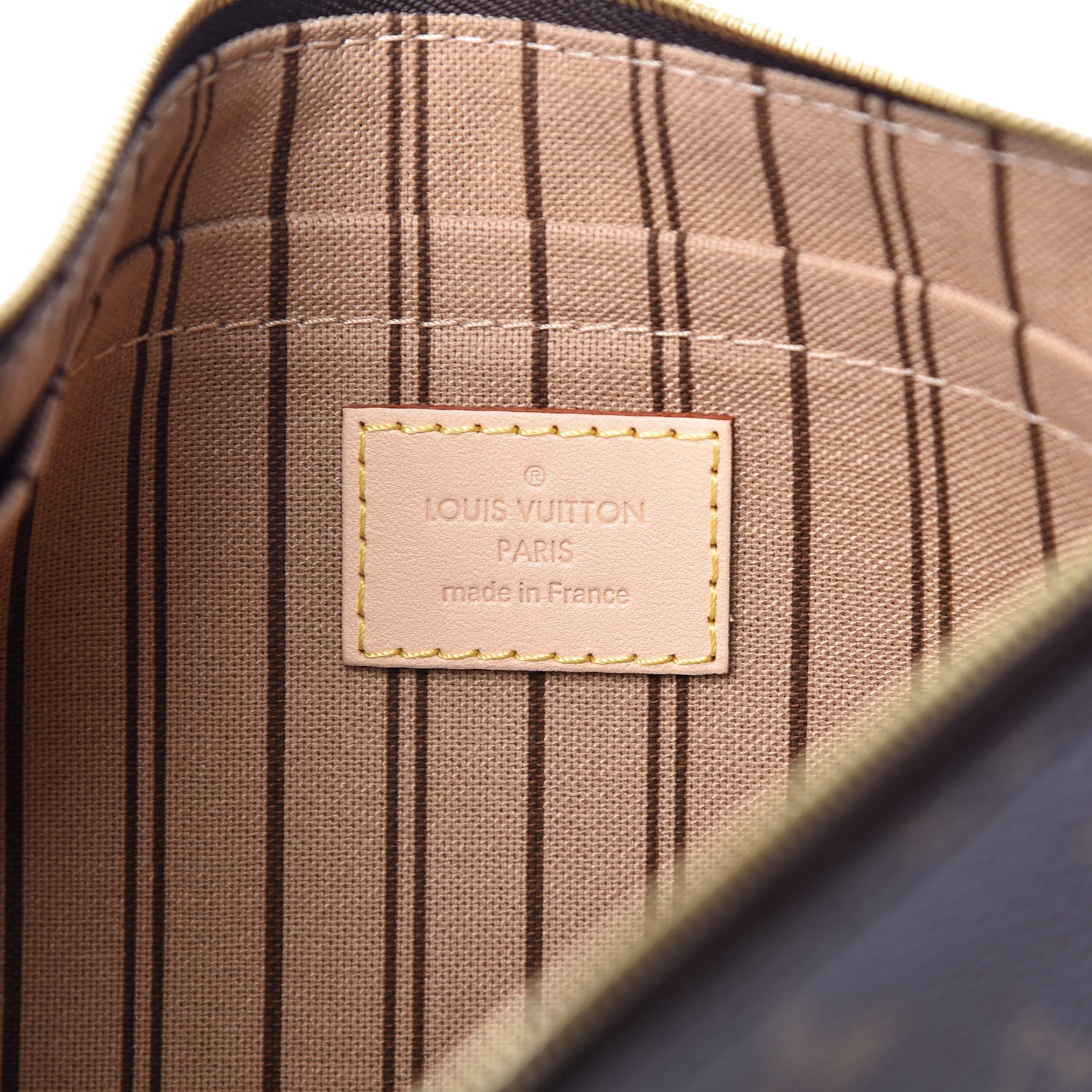 Louis Vuitton Monogram Neverfull MM GM Pochette 6 of 6