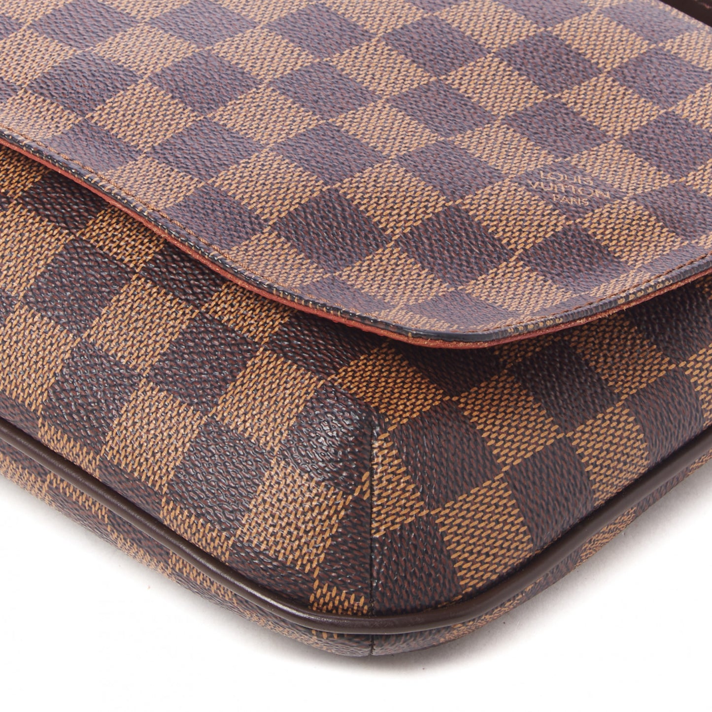 Damier Ebene Musette Tango Long Strap