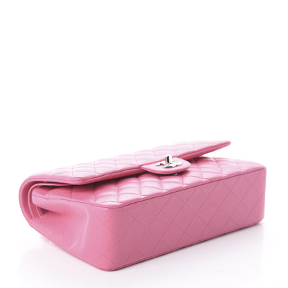 Chanel Lambskin Quilted Medium Double Flap Pink 3 of 8