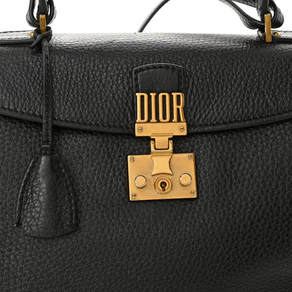 Christian Dior Calfskin Dioraddict Top Handle Black 7 of 14