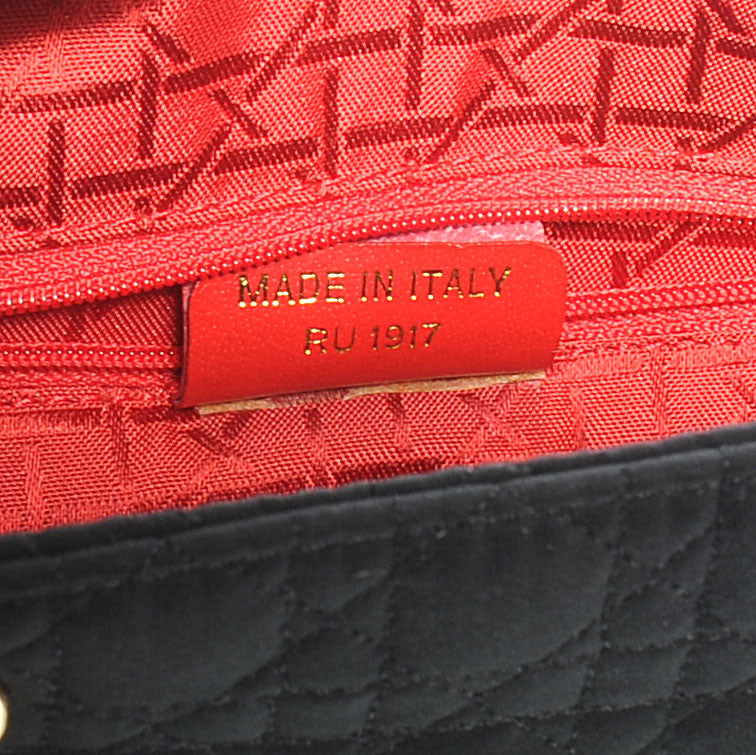 Nylon Cannage Large Lady Dior Black