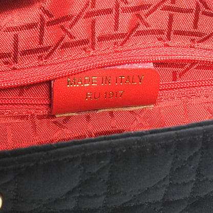 Christian Dior Nylon Cannage Large Lady Dior Black 7 of 7