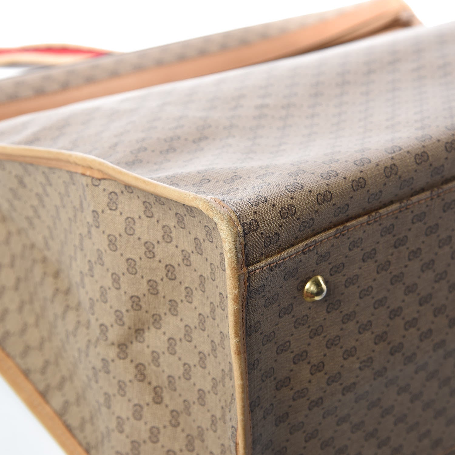 Gucci Coated Canvas Monogram Travel Bag 15 of 22