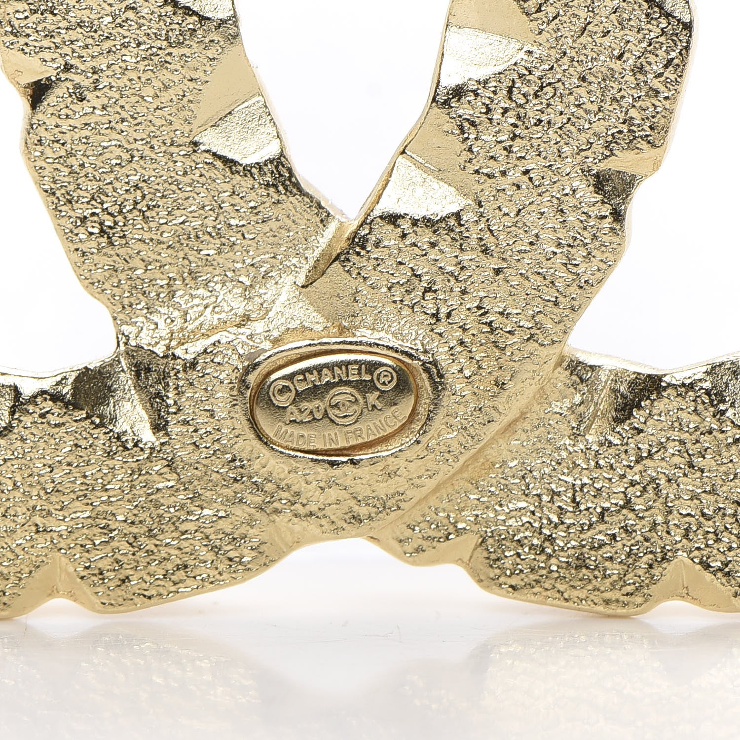 Chanel Pearl Crystal CC Brooch Black Gold 3 of 4