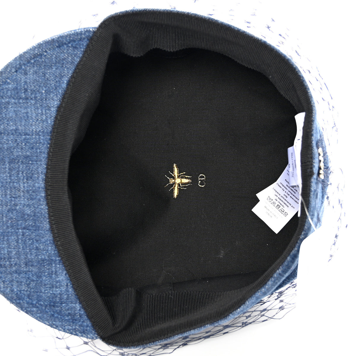 Denim Arty Cap with Veil 57 Blue