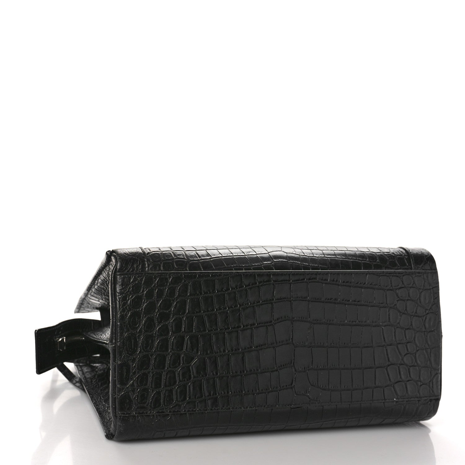 Saint Laurent Crocodile Embossed Small East Side Tote Black 4 of 9