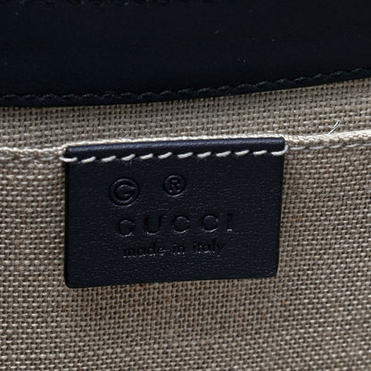 Gucci Soft Microguccissima Medium Emily Chain Shoulder Bag Blue 4 of 4