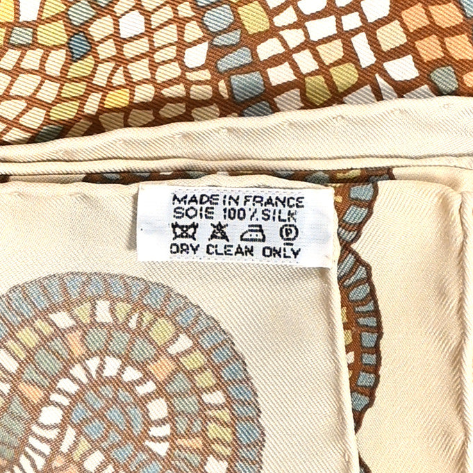 Hermes Silk Sous Le Cedre Scarf 90 3 of 5