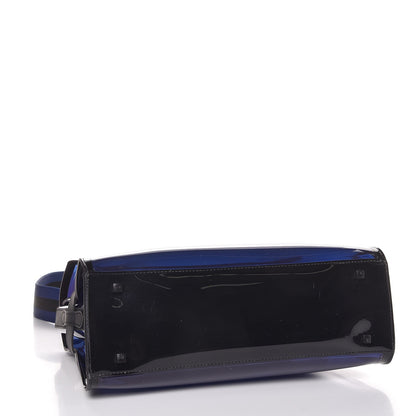 Delvaux PVC Tempete Dark Night Satchel Blue De Prusse 5 of 7