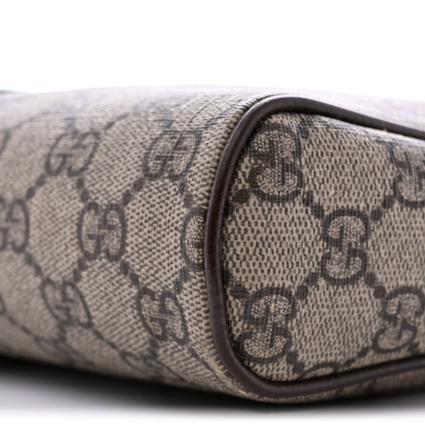 GG Supreme Monogram Web Medium Ophidia Messenger Bag Brown