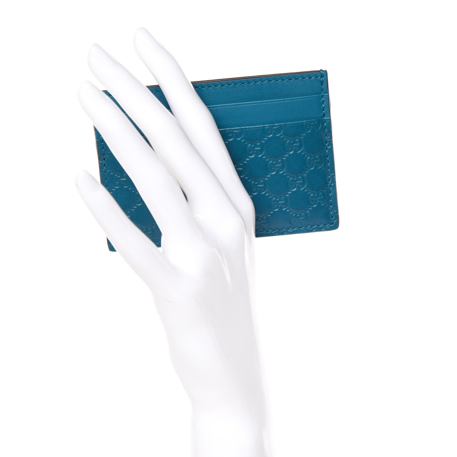 Gucci Microguccissima Card Holder Deep Cobalt 2 of 7